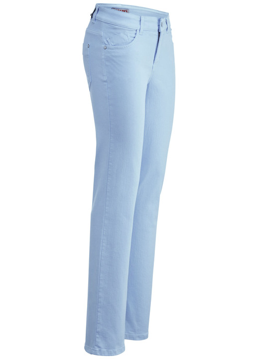 Jeans - Magic-Jeans in 5-Pocket-Form, in Größe 017 bis 050, in Farbe HELLBLAU Ansicht 1