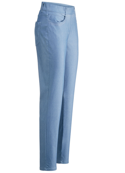 Jeans - Hose in Denim-Optik, in Größe 017 bis 052, in Farbe JEANSBLAU Ansicht 1