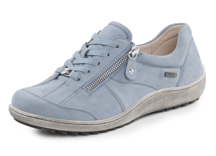 Weite H - ELENA EDEN Schnürschuh aus Veloursleder, in Größe 036 bis 042, in Farbe JEANS Ansicht 1