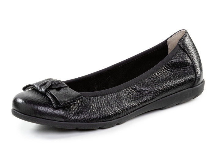 Pumps & Ballerina - Caprice Ballerina mit Zierschleife, in Größe 036 bis 042, in Farbe SCHWARZ Ansicht 1
