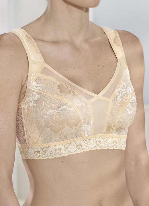 Soft-BH - BH mit Haftband für perfekten Sitz, in Größe 080 bis 115, in Cup B, in Farbe PUDER Ansicht 1
