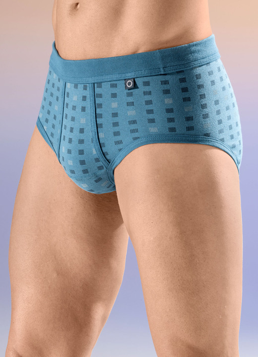 Unterhosen - Pfeilring Viererpack Slips mit Alloverdessin Unterhosen - Pfeilring Viererpack Slips mit Alloverdessin, in Größe 005 bis 014, in Farbe 2X SMARAGD-BUNT, 2X NAVY-BUNT