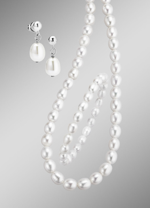 Halsketten - Schmuck-Set, 3-teilig, in Farbe  Ansicht 1