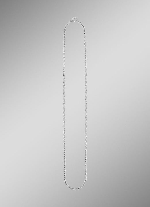 Herren-Modeschmuck - Ankerkette aus Edelstahl mit Karabiner, in Farbe  Ansicht 1