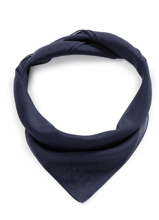 Schals - Nickituch aus Chiffon, in Farbe MARINE