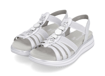 Remonte Riemchen-Sandale mit Metallschmuck