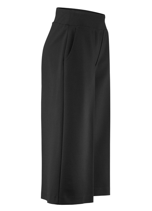 Uni - Schicke Culotte in Schlupfform Uni - Schicke Culotte in Schlupfform, in Größe 018 bis 052, in Farbe SCHWARZ