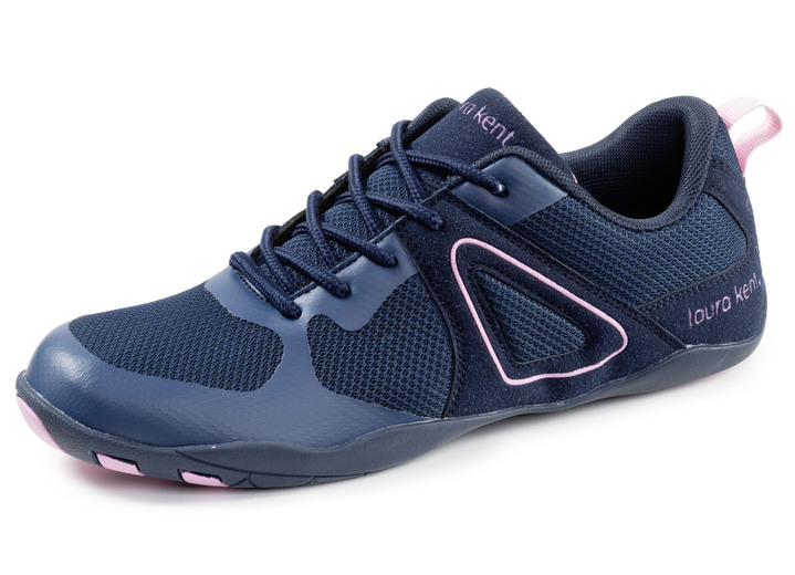 Slipper & Schnürschuhe - LAURA KENT, trendige Damen-Barfußschuhe, mit herausnehmbarem Fußbett, in Größe 036 bis 042, in Farbe MARINE-ROSA Ansicht 1