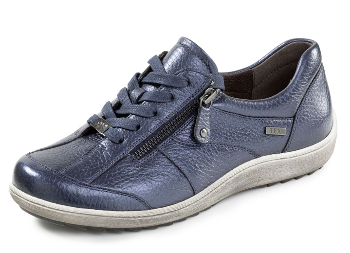 Weite H - ELENA EDEN, atmungsaktive Damen-Sneaker, Weite H, mit herausnehmbarem Fußbett, in Größe 036 bis 042, in Farbe MARINE Ansicht 1