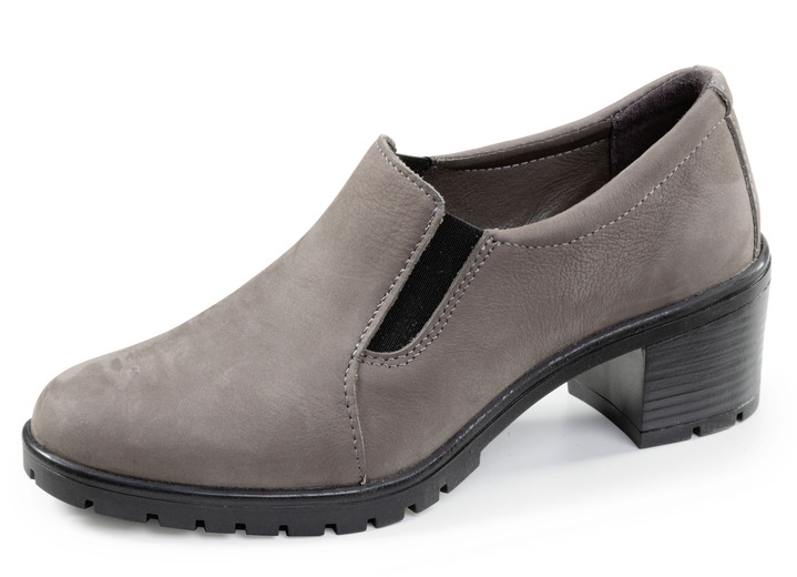 Weite H - ELENA EDEN, eleganter Damen-Trotteur, Weite H, mit herausnehmbarem Fußbett, in Größe 036 bis 042, in Farbe TAUPE Ansicht 1