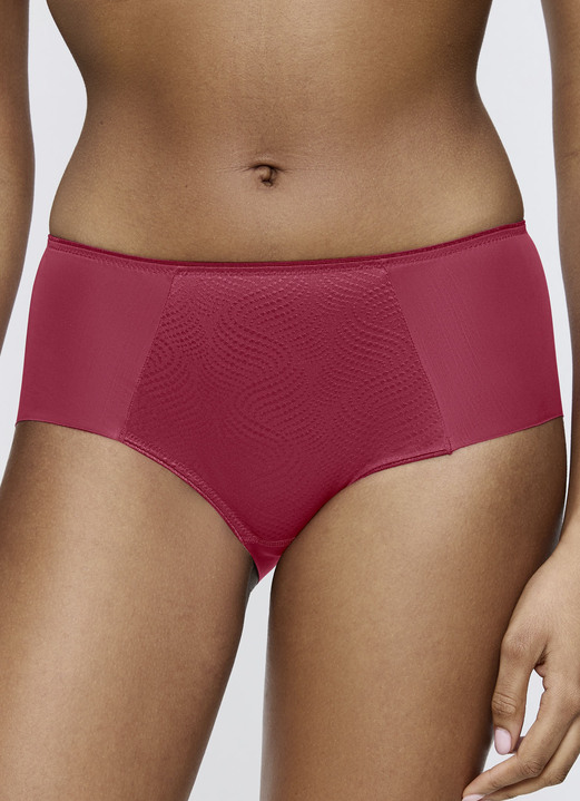 Slips - Triumph Slip mit Jacquardeinsatz im Vorderteil, in Größe 036 bis 048, in Farbe BORDEAUX Ansicht 1
