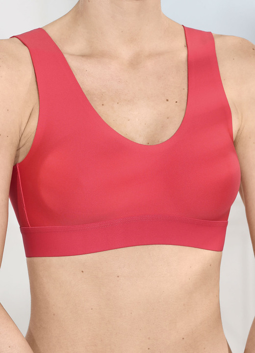 T-Shirt-BH - Naturana BH mit nahtlosen Abschlüssen, in Größe L (Gr: 80 Cup E + Gr: 85 Cup B,C,D + Gr: 90 Cup A) bis XL (Gr: 85 Cup E + Gr: 90 Cup B,C,D,E), in Farbe MELONE Ansicht 1