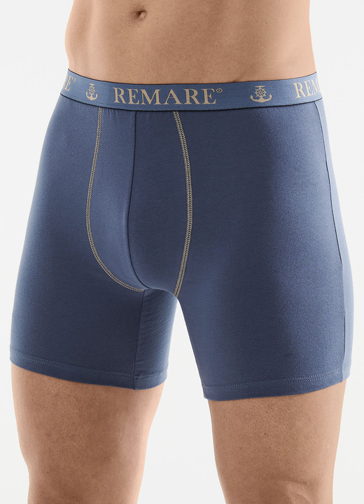 Unterhosen - Fünferpack Pants mit Elastikbund Unterhosen - Fünferpack Pants mit Elastikbund, in Größe 005 bis 011, in Farbe 3X JEANSBLAU, 2X HELLBLAU
