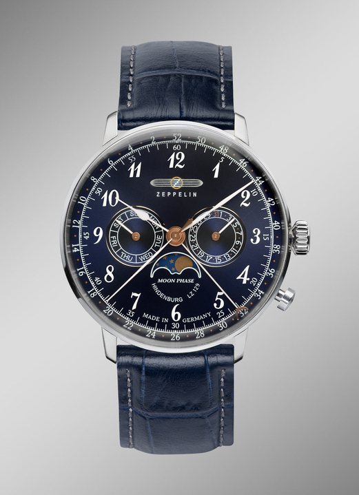 Quartzuhren - Zeppelin Quartz-Partneruhren, in Farbe , in Ausführung Herrenuhr Ansicht 1