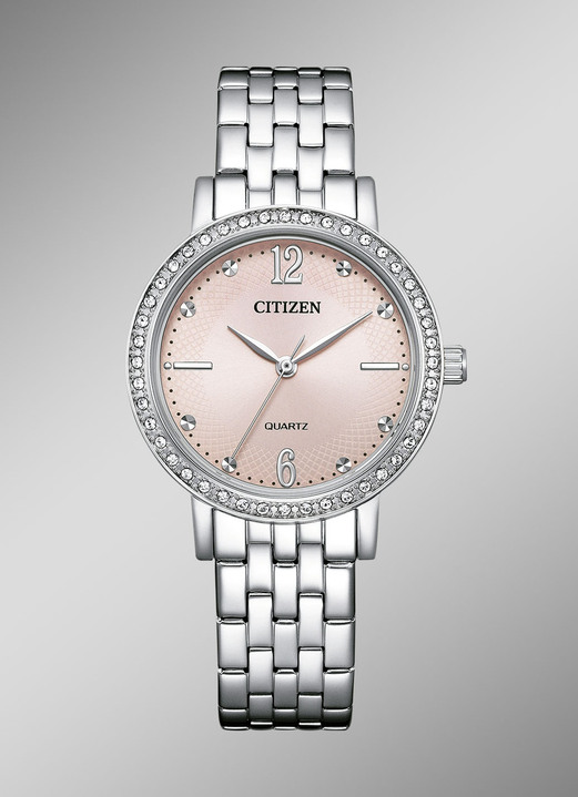 Quartzuhren - Citizen Quartz-Damenuhr mit Edelstahlbandgehäuser, in Farbe  Ansicht 1