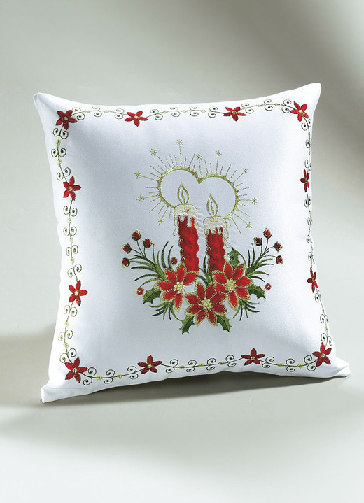 Tischdecken - Weihnachtliche Tisch- und Raumdekoration, in Größe 140 (Läufer oval, 40/85 cm) bis 404 (Kissenbezug, 40/40 cm), in Farbe  Ansicht 1