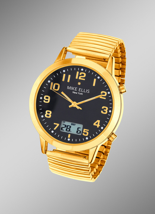 - Funk-Herrenuhr von Mike Ellis New York - Funk-Herrenuhr von Mike Ellis New York, in Farbe