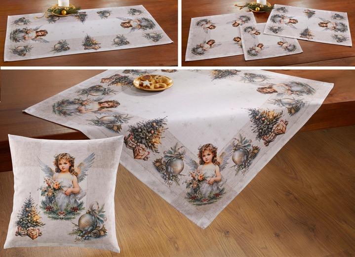 Dekokissen & Hüllen - Traumhaft schöne Tisch- und Raumdekoration, in Größe 101 (Deckchen, 35x 50 cm) bis 404 (Kissenbezug, 40x 40 cm), in Farbe BUNT Ansicht 1