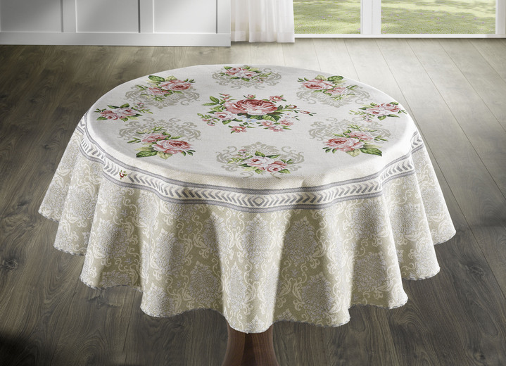 Wohnaccessoires - Tisch- und Raumdekoration mit romantischem Rosenmotiv, in Größe 100 (2 Platzsets, 35x 50 cm) bis 404 (Kissenbezug, 45x 45 cm), in Farbe MULTICOLOR Ansicht 1