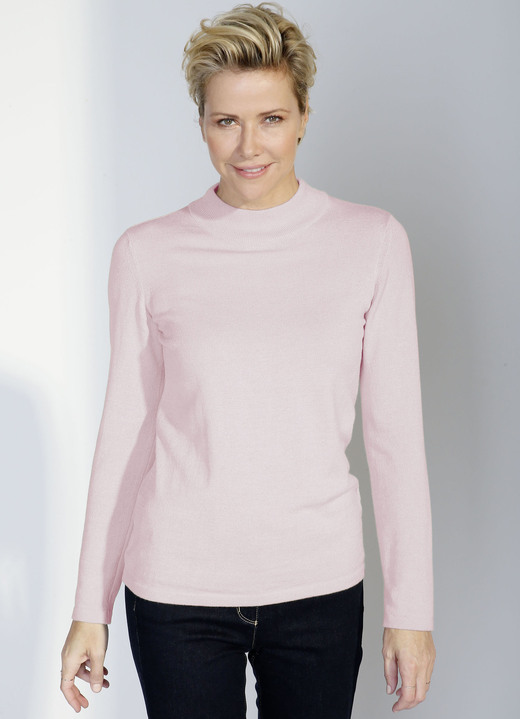 Basics - Pullover mit Modal-Anteil, in Größe 038 bis 052, in Farbe ROSÉ Ansicht 1