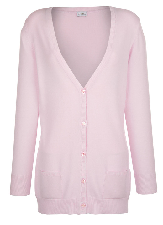 Strickjacken - Strickjacke mit Modal , in Größe 038 bis 052, in Farbe ROSÉ Ansicht 1