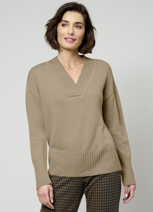 Basics - Pullover mit Kaschmir-Anteil, in Größe 038 bis 052, in Farbe CAMEL Ansicht 1