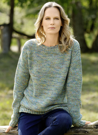 Pullover in Garnmix