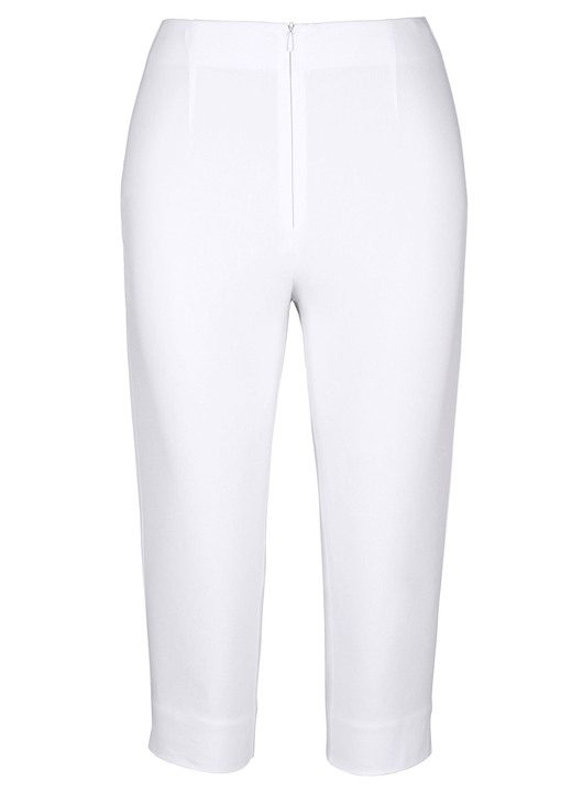7/8-Hosen, Capris, Bermudas - Caprihose mit komfortablem Dehnbund 7/8-Hosen, Capris, Bermudas - Caprihose mit komfortablem Dehnbund, in Größe 038 bis 052, in Farbe WEISS