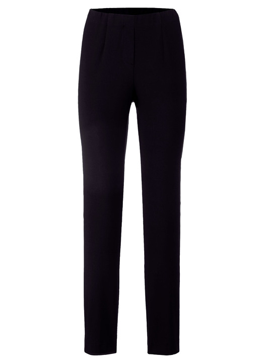 Hosen in Schlupfform - Schicke Hose in bequemer Schlupfform, in Größe 019 bis 052, in Farbe SCHWARZ Ansicht 1