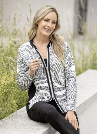 Shirtjacke mit praktischen Reißverschlusstaschen