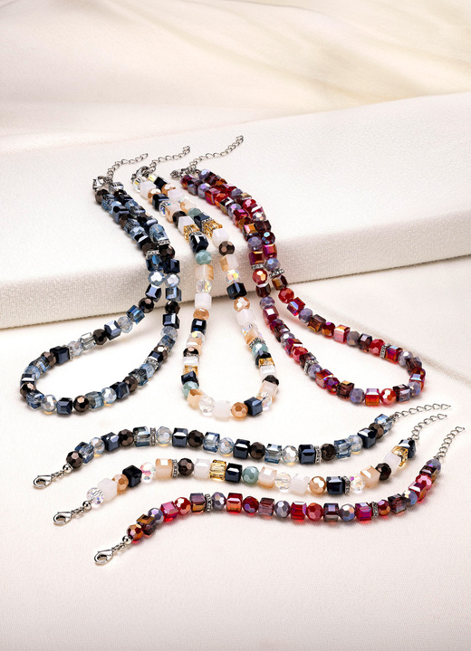 Schmucksets - Wundervoll funkelndes Schmuck-Set, 2-teilig, in Farbe BLAU Ansicht 1