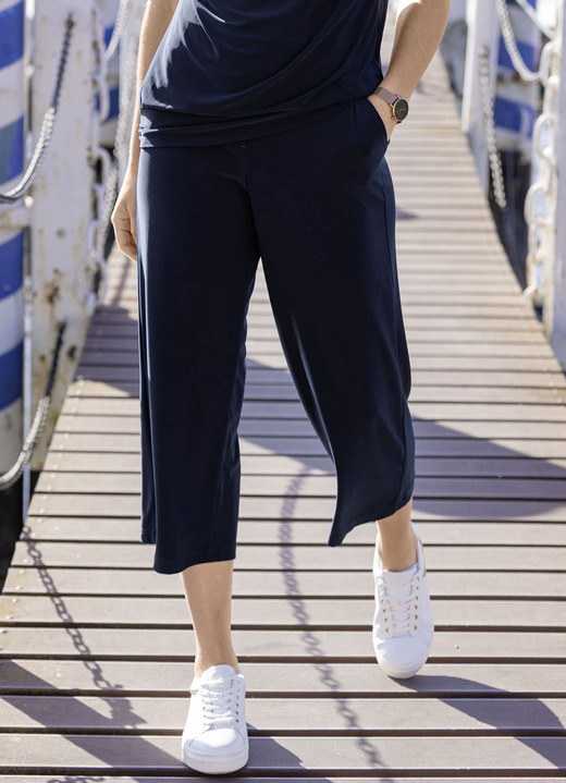 Hosen in Schlupfform - Hose in Schlupfform, in Größe 036 bis 048, in Farbe MARINE Ansicht 1