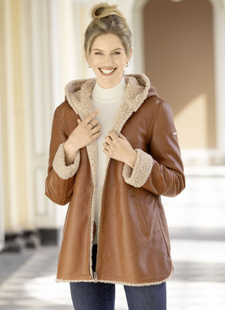 Lederjacke von „Cabrini“