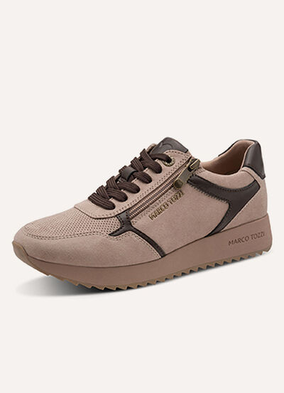 MARCO TOZZI, trendige Damen-Sneaker, Weite F, mit Rei&szlig;verschluss