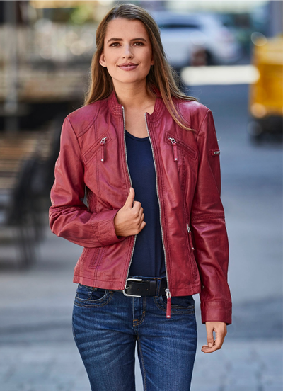 Lederkurzjacke von Cabrini