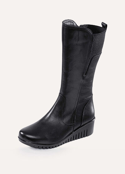 Gemini, schicke Damen-Stiefel, Weite G, mit herausnehmbarem Fu&szlig;bett