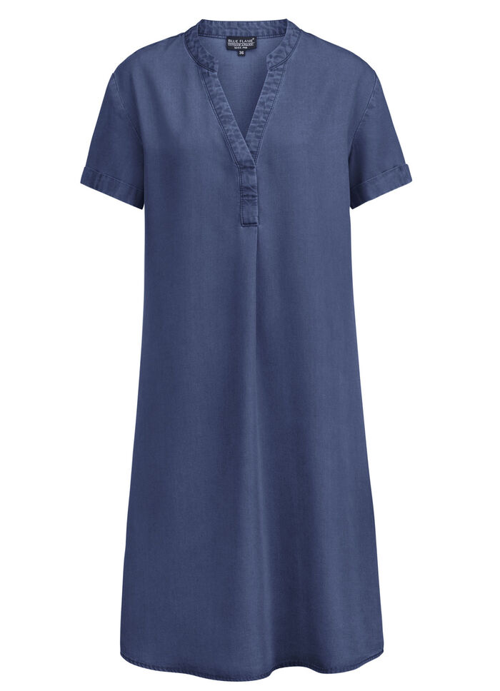 Jeans-Kleid in sommerlicher, leichter Qualität DUNKELBLAU