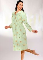 Zweierpack Nachthemden, Langarm mit Knopfleiste 