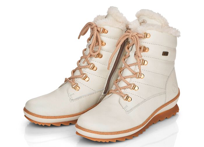 Remonte, gef&uuml;tterte Damen-Stiefeletten, Winterschuhe, Weite G, mit Lammwolle 
