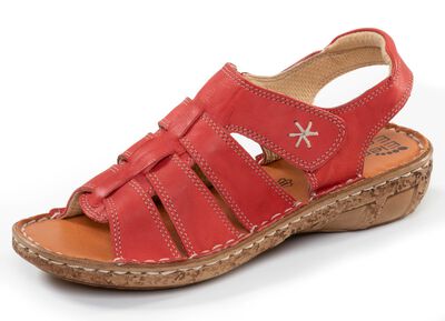 ELENA EDEN, klassische Damen-Sandalen, Weite G, mit Klettverschluss 