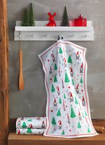Weihnachtliche Geschirrtücher im 3e-Set 