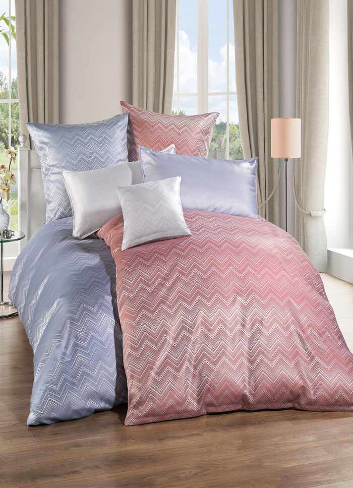 Bettwäsche-Garnitur in bügelleichter Qualität GRAU