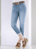 Jeans mit Push-up-Effekt HELLBLAU