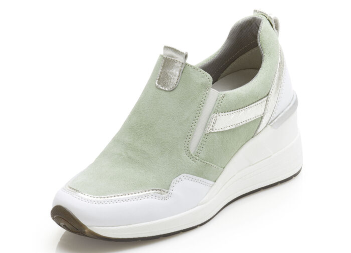 ELENA EDEN Slipper mit herausnehmbarem Fußbett MINT