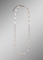 Halskette aus Titan mit synth. Zirkonia 