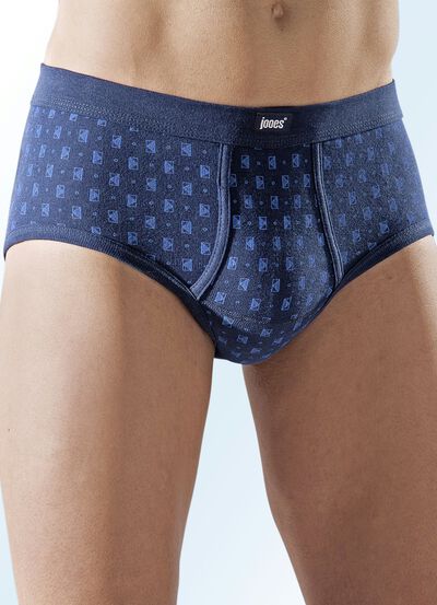 Viererpack Slips, allover dessiniert 