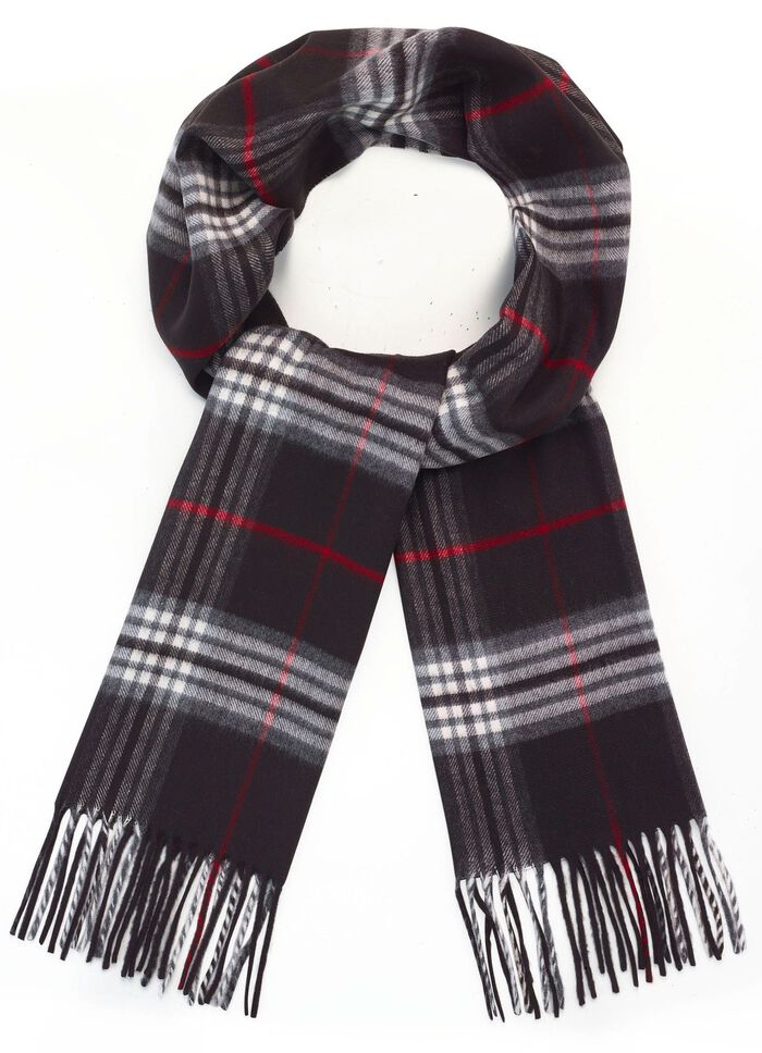 Schal mit Karodessin 