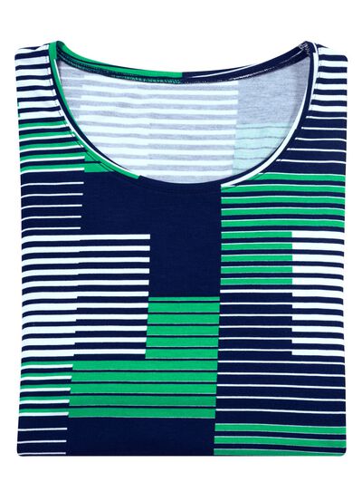 Shirt mit Rundhalsausschnitt in 3 Farben 