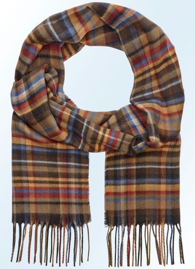 Ansprechender karierter Schal 