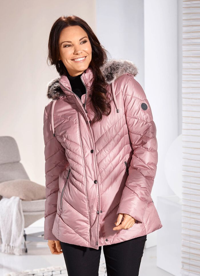 Jacke mit Rei&szlig;verschluss an den Seitenschlitzen ROSENQUARZ